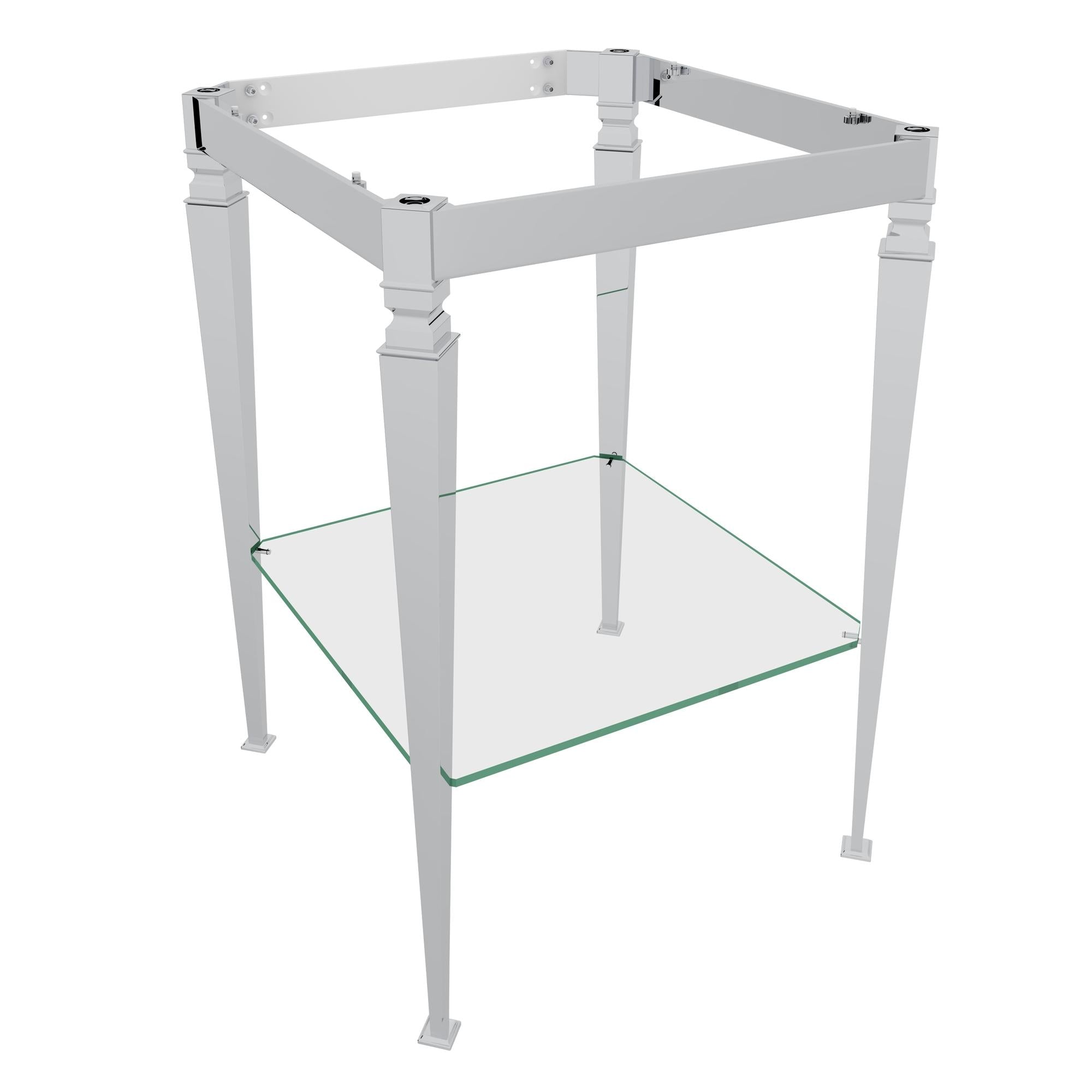 Perrin & Rowe RW2933 Deco Wash Stand With Glass Shelf