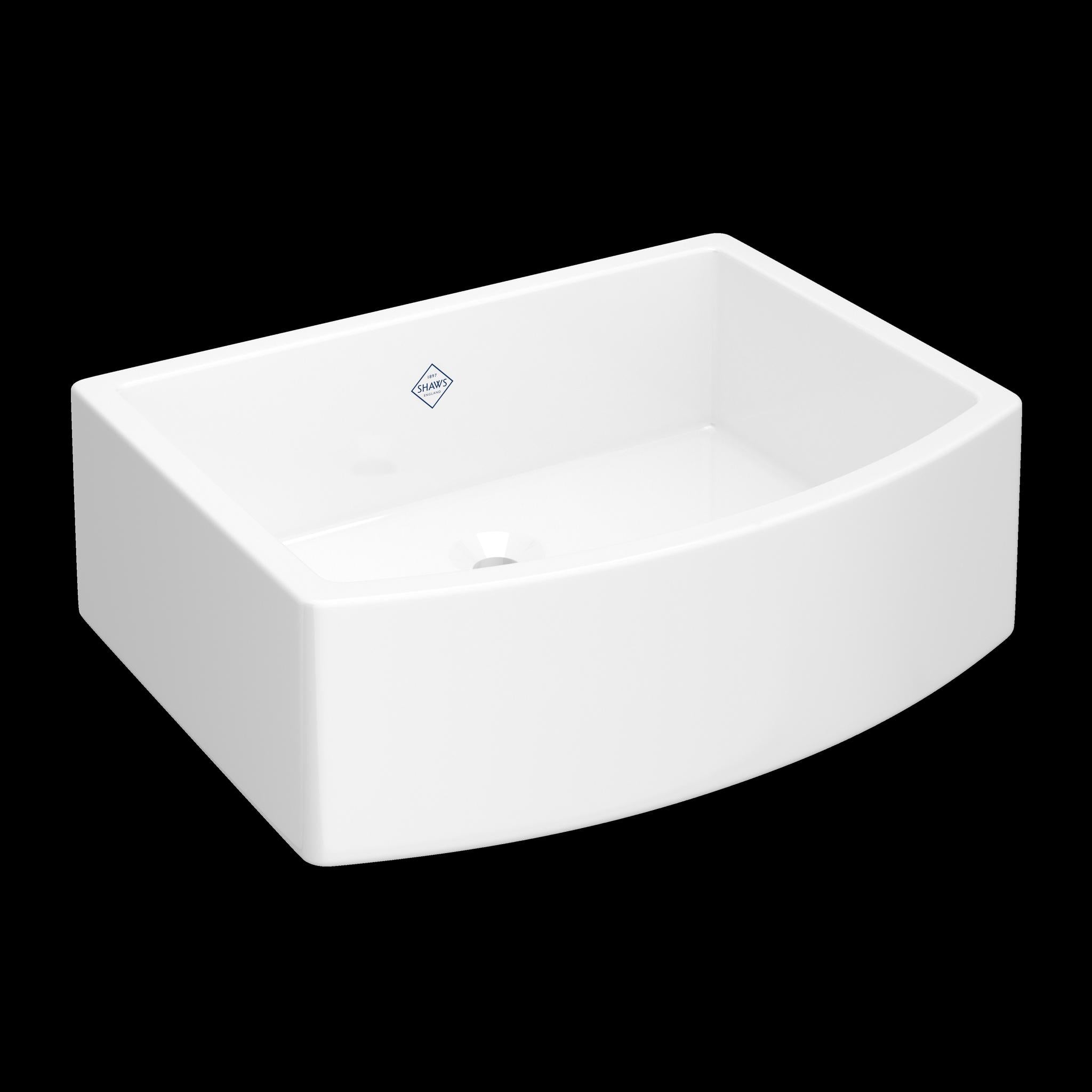 Shaws SB2321 Waterside Apron Front Lavatory Fireclay Sink