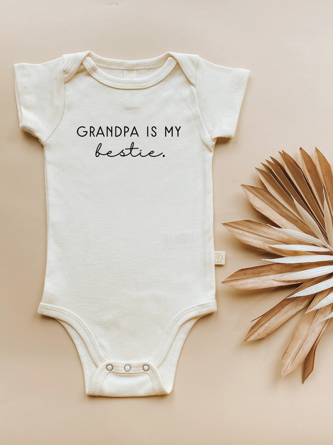 Grandpa Is My Bestie – Organic Cotton Bodysuit