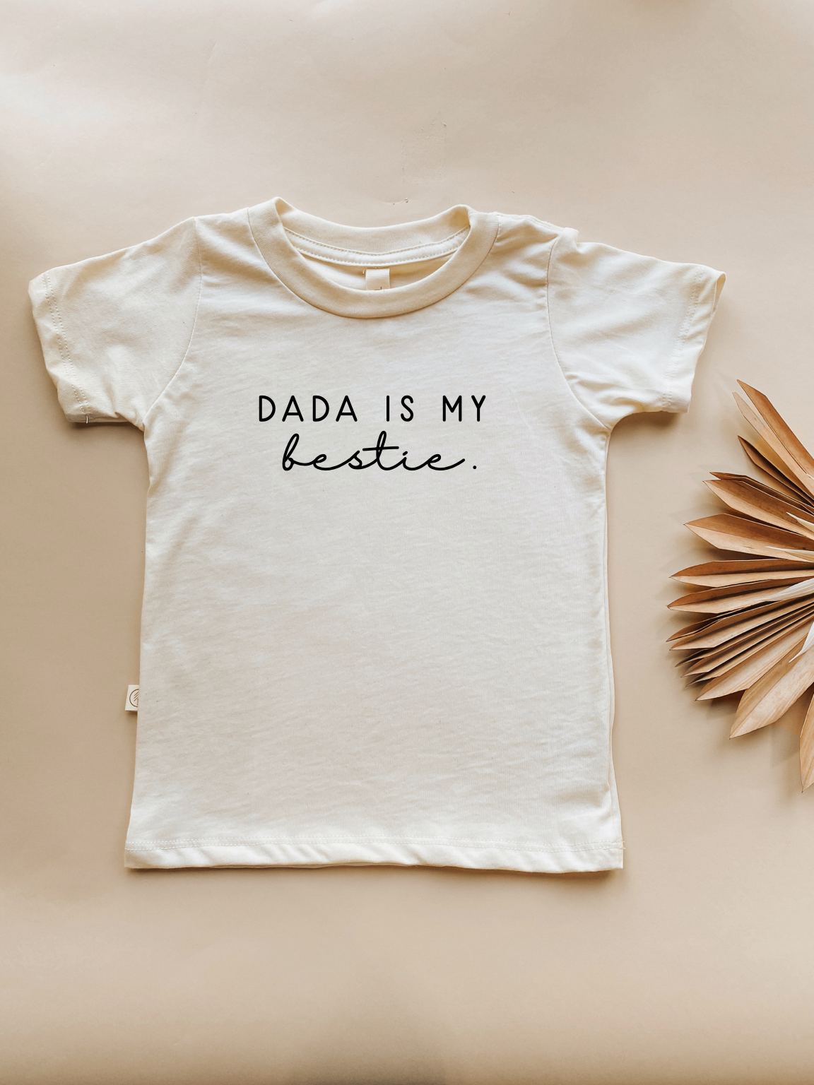 Dada Is My Bestie – Organic Cotton Kids Graphic Tee