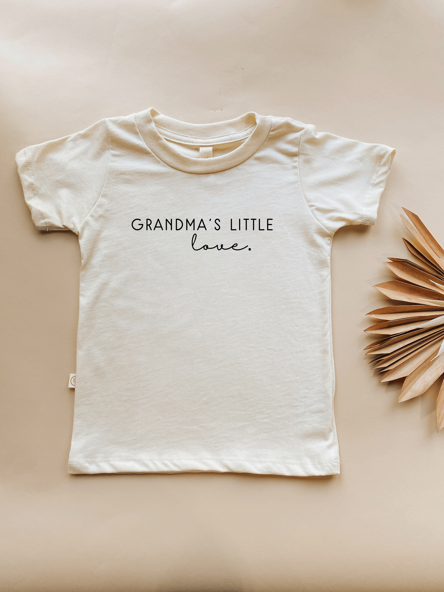 Kids Graphic Tee | Grandma’s Little Love | Organic Cotton