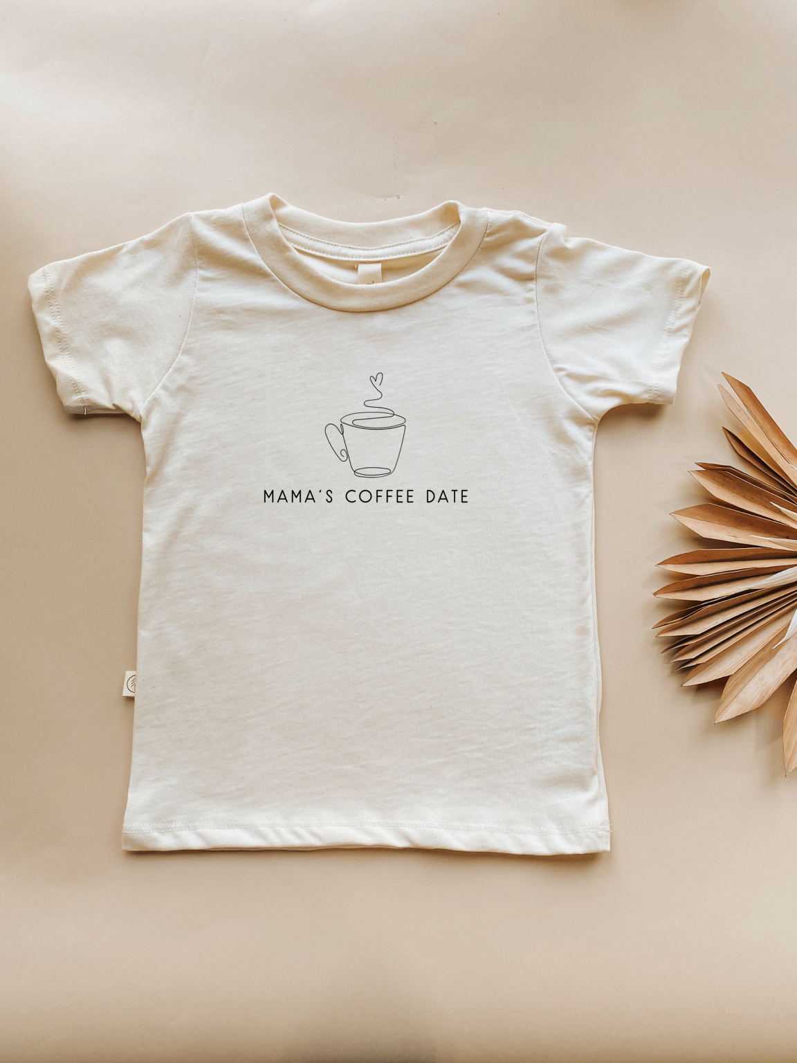 Mama’s Coffee Date – Organic Cotton Kids Graphic Tee