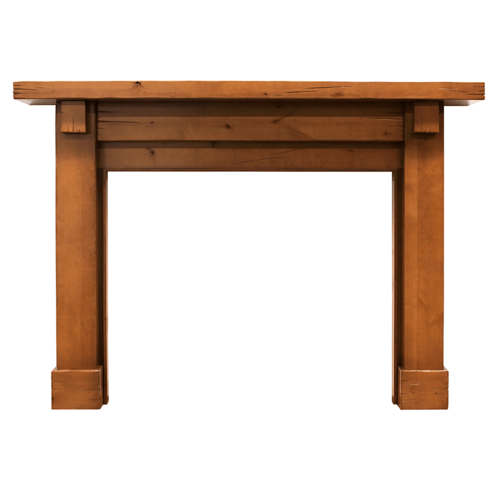 SimpliFire Battlefield B-Size Unfinished Maple Flush Mantel