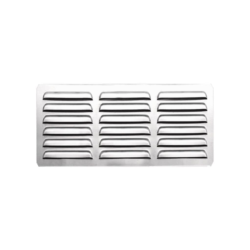 Summerset 6″ x 12″ Stainless Steel Island Vent Panel with Masonry Frame Return