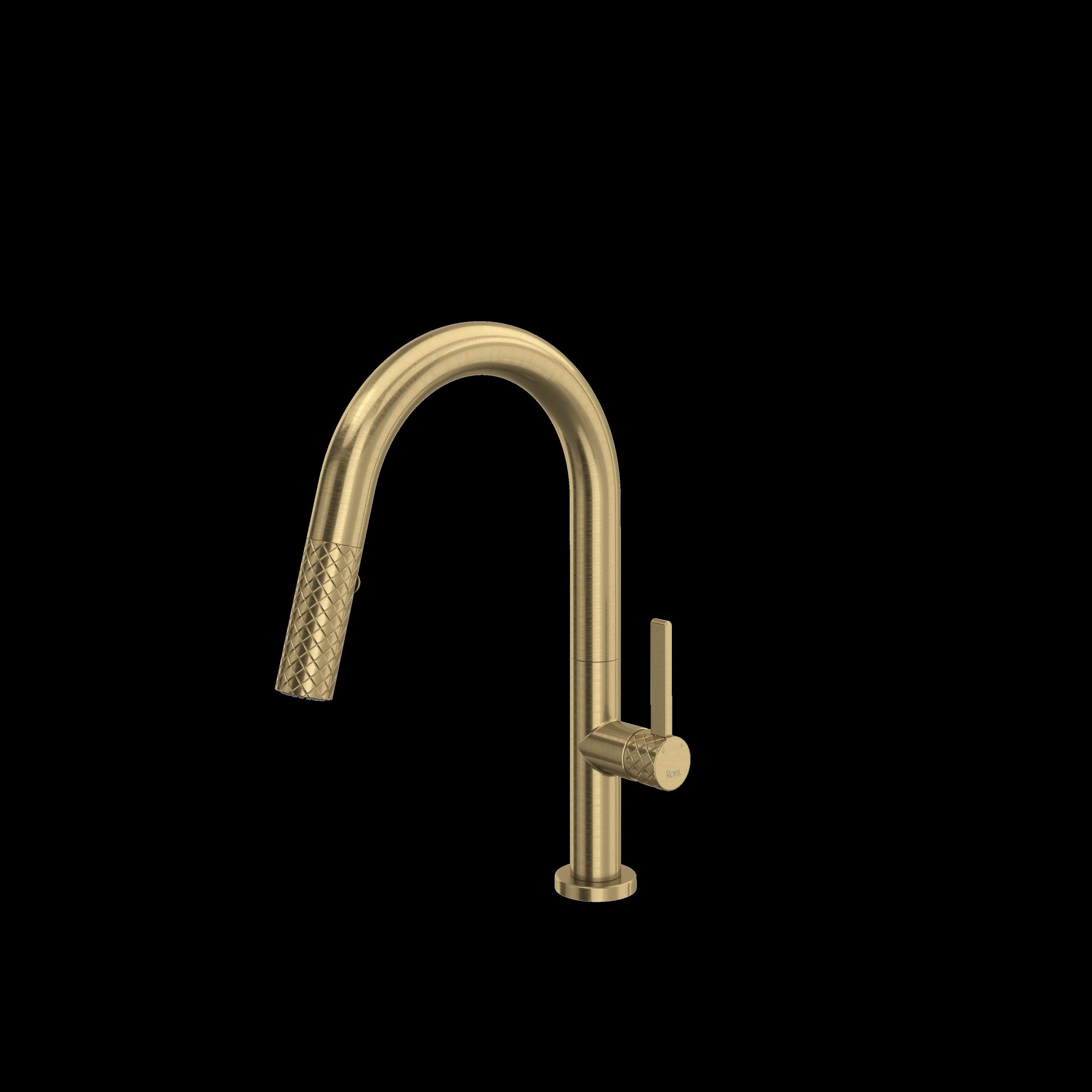 ROHL TE65D1 Tenerife Pull-Down Bar/Food Prep Kitchen Faucet with C-Spout