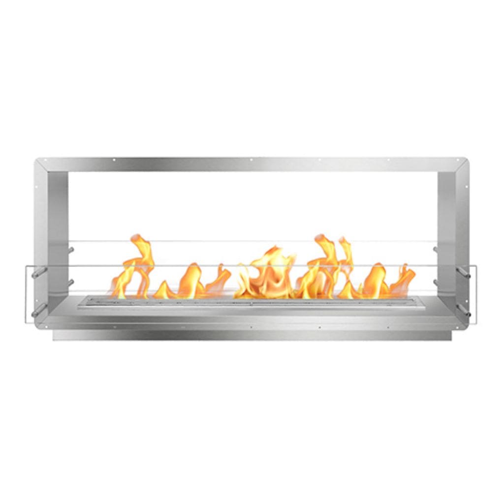 The Bio Flame 60″ Firebox Double Sided Built-In Ethanol Fireplace