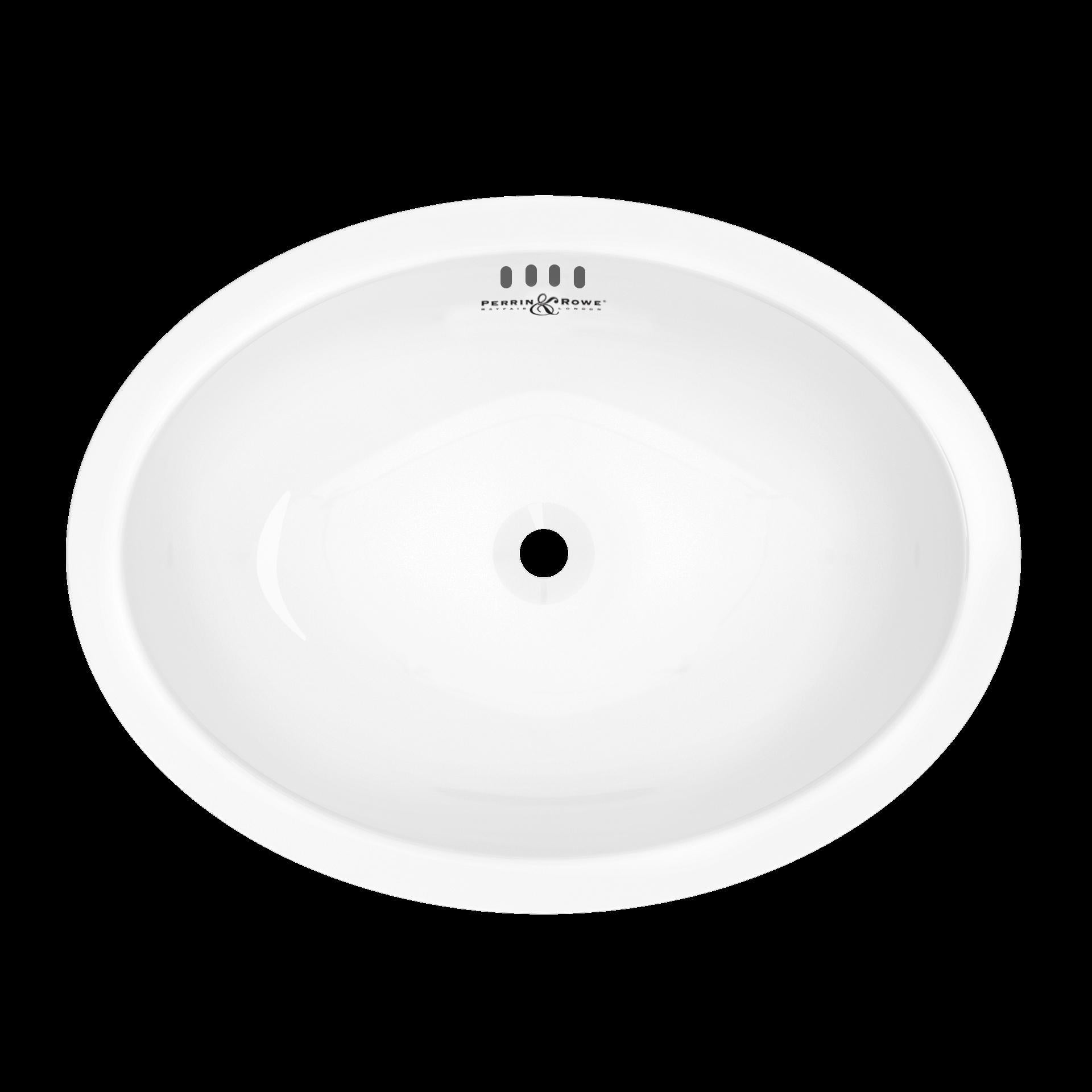 Perrin & Rowe U.2525 Oval Undermount Lavatory Sink