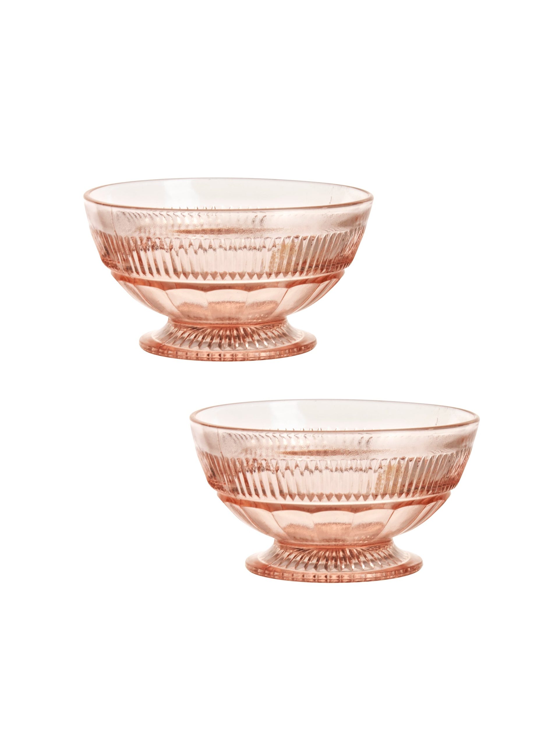 Vintage 1930s Coronation Pink Small Bowls