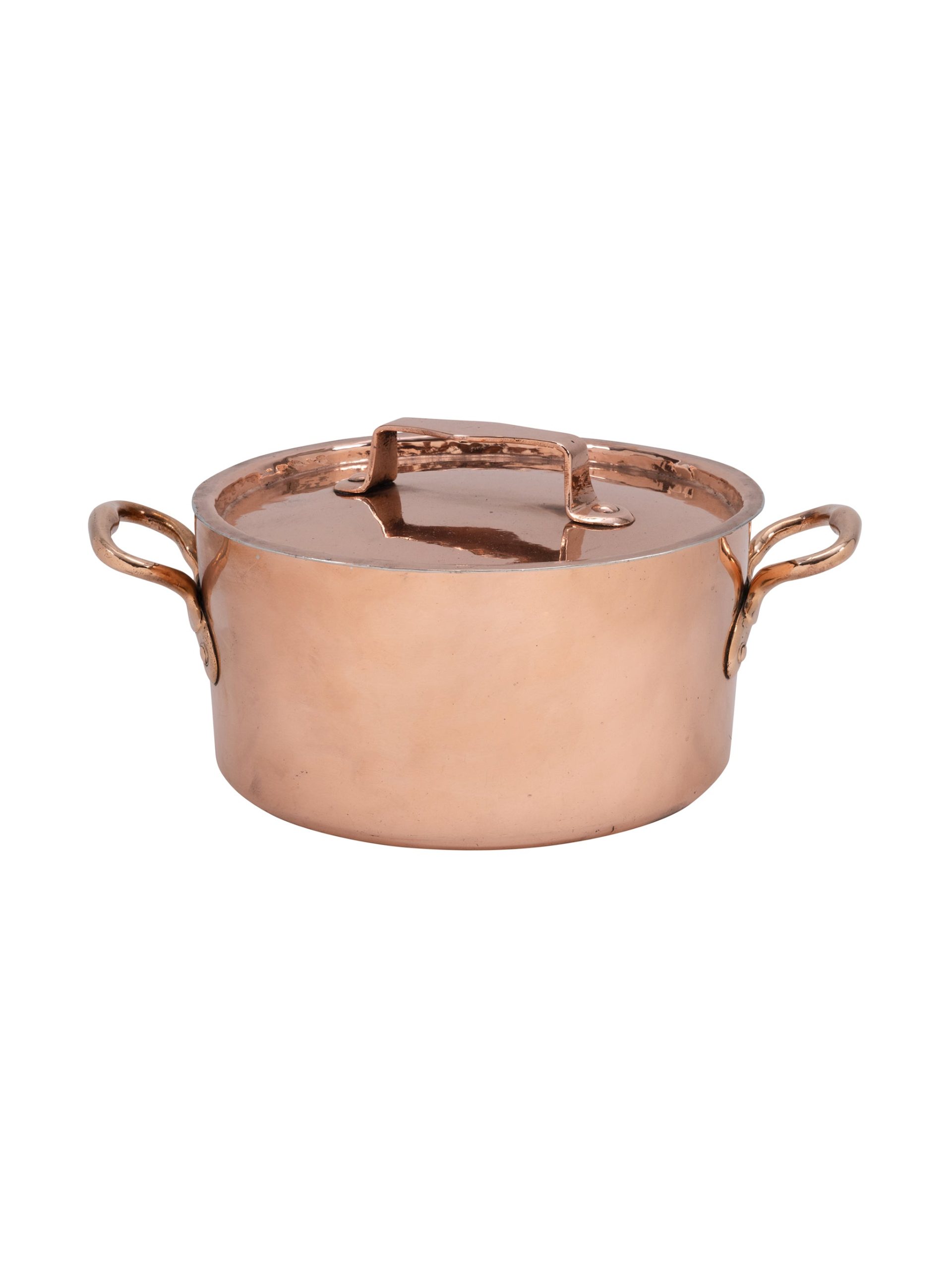 Vintage 19th Century French Copper Dutch Oven