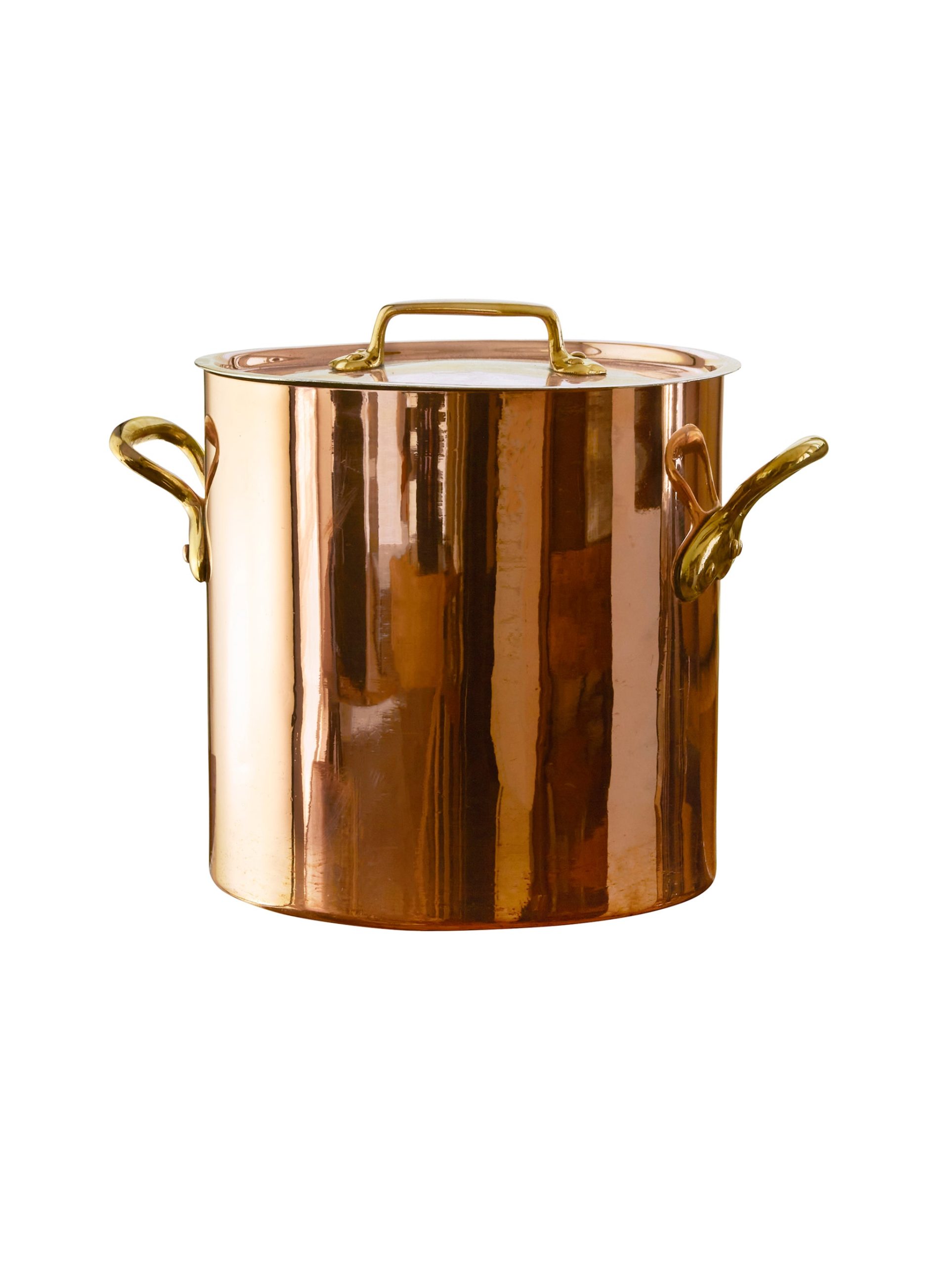 Vintage French 1880s Copper Stockpot