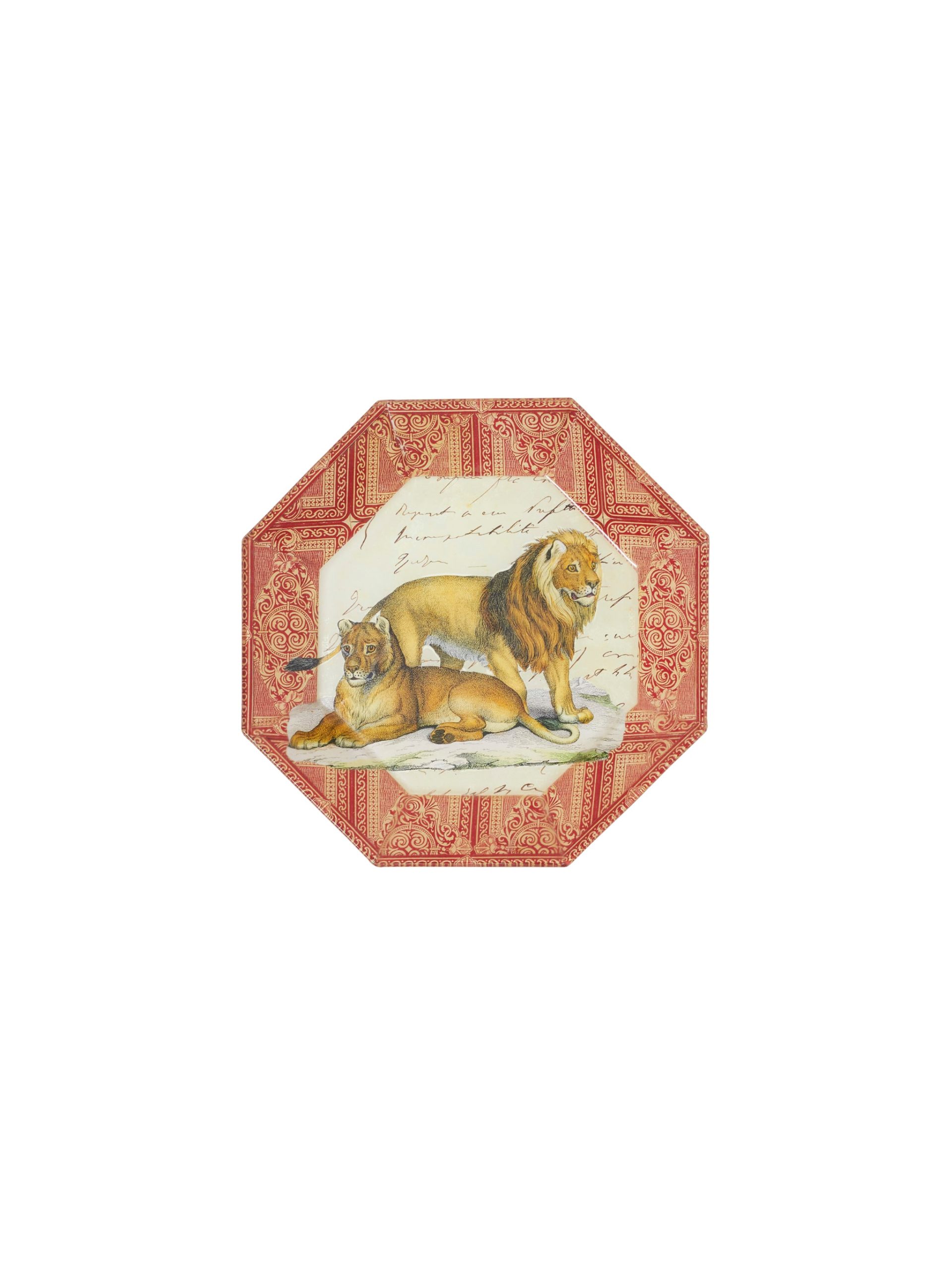 Vintage John Derian Lion Safari Plate