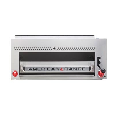 American Range ARSB-36LP – Salamander Broiler, liquid propane, 36″W, (2) infrared burners with independent manual controls