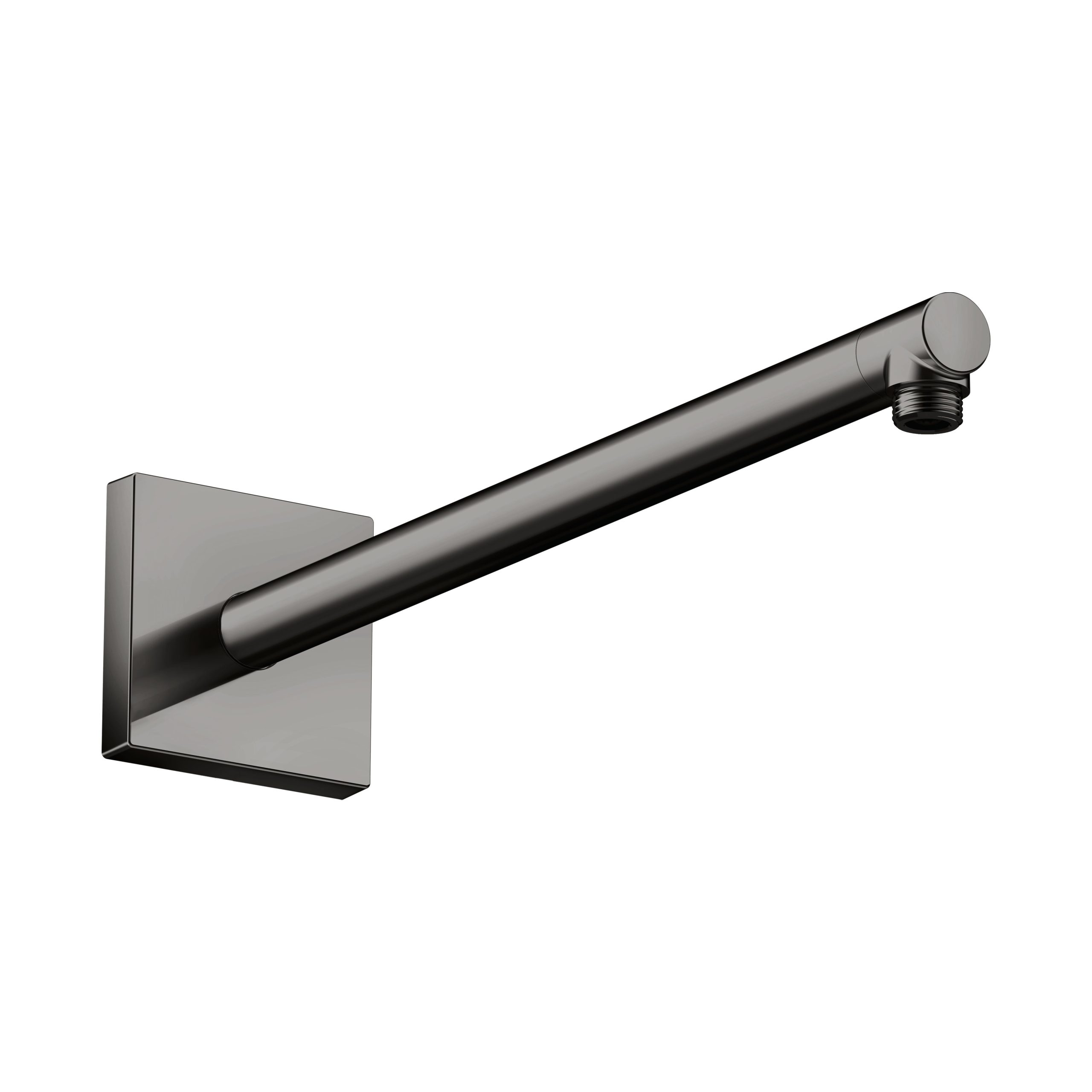 AXOR 26436331 ShowerSolutions Polished Black Chrome Showerarm Square, 15″