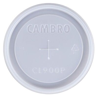 Cambro CL900P190 – Disposable CamLid, translucent (1000 per case)