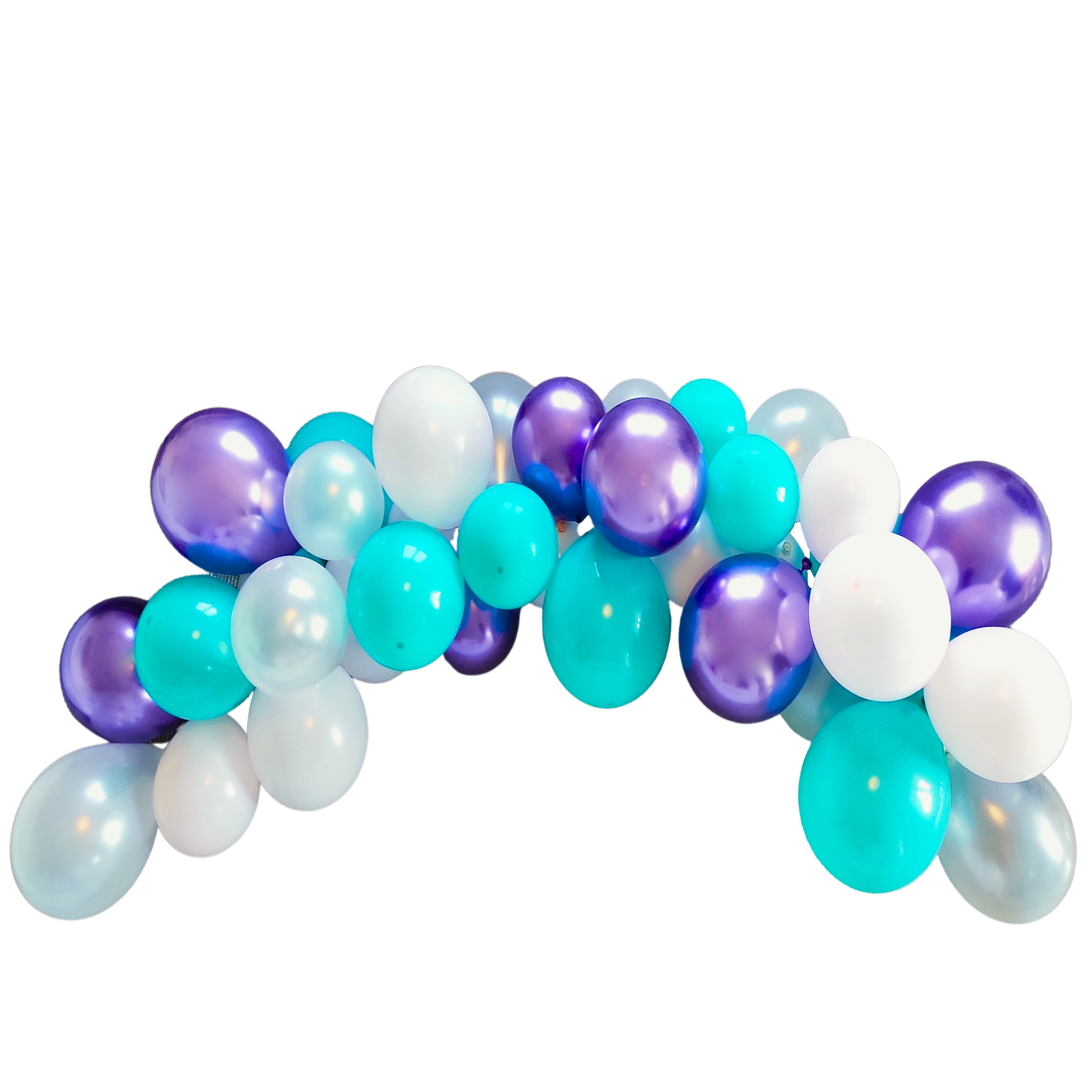 Mint, Pastel Pink And Purple Balloon Garland Kit