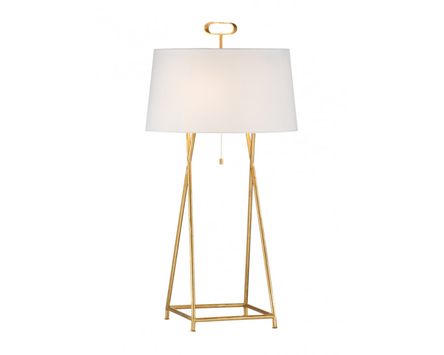 Chelsea House – Cross Lamp in Antique Gold Leaf