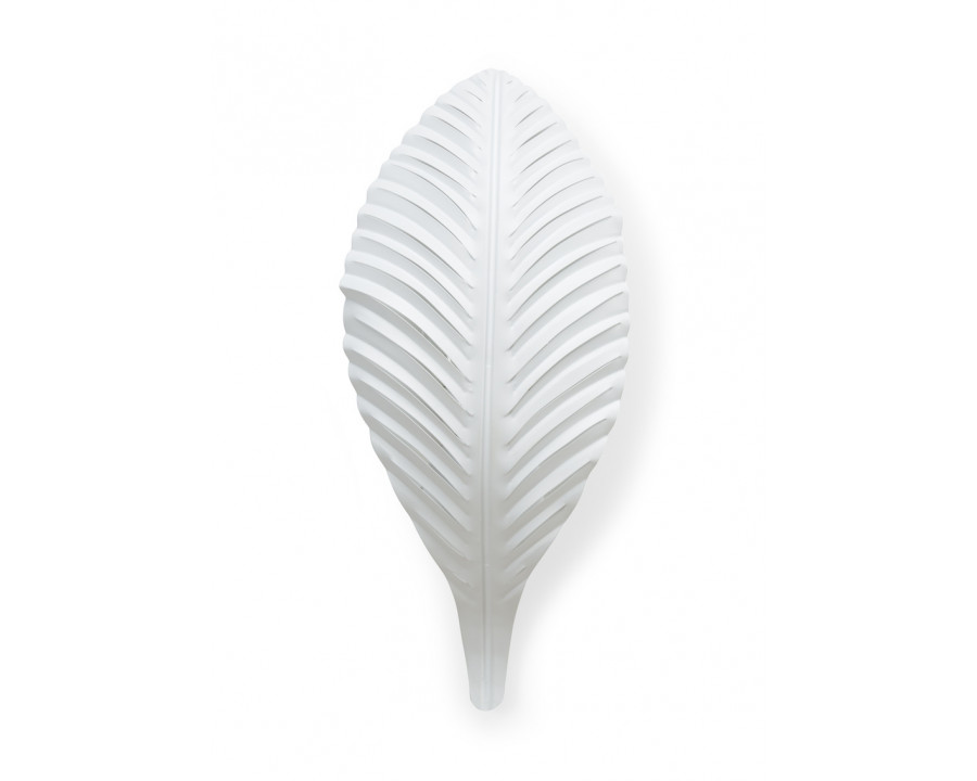 Chelsea House – Palm Sconce in White