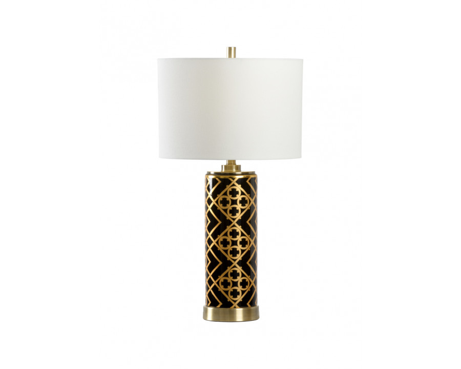 Chelsea House – King Lamp in Black/Metallic Gold