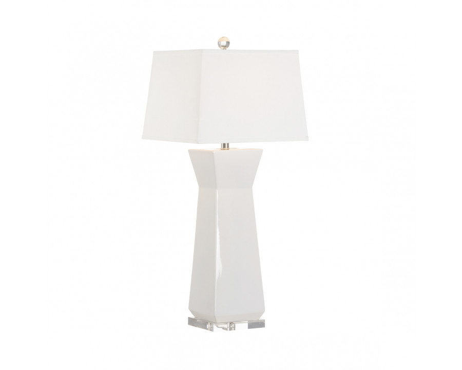 Chelsea House – Fontainebleau Table Lamp in White