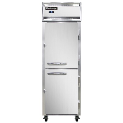 Continental 1FSNSSHD – Reach-In Freezer, one-section, shallow depth, half-height solid doors