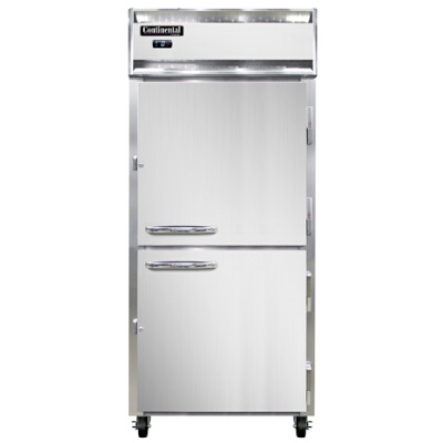 Continental 1FXNSAHD – Reach-In Freezer, 36-1/4″W, one-section, half-height solid doors