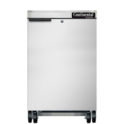 Continental BB24NSS – Back Bar Cooler, 24″W, 38-13/16″H, (1) door with lock, stainless steel