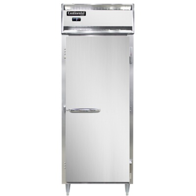 Continental D1FENSA – Reach-In Freezer, 28-1/2″W, one-section, wide full-height solid door