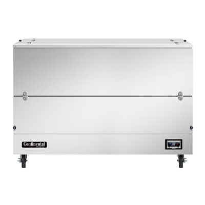 Continental MC5NSSDCW – Milk Cooler, 58″W, dual access, cold wall cooling, (16) crate, stainless steel exterior