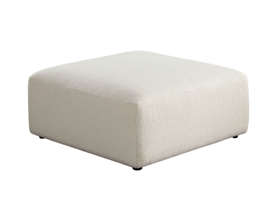 Diamond Sofa – Zia Fabric Ottoman