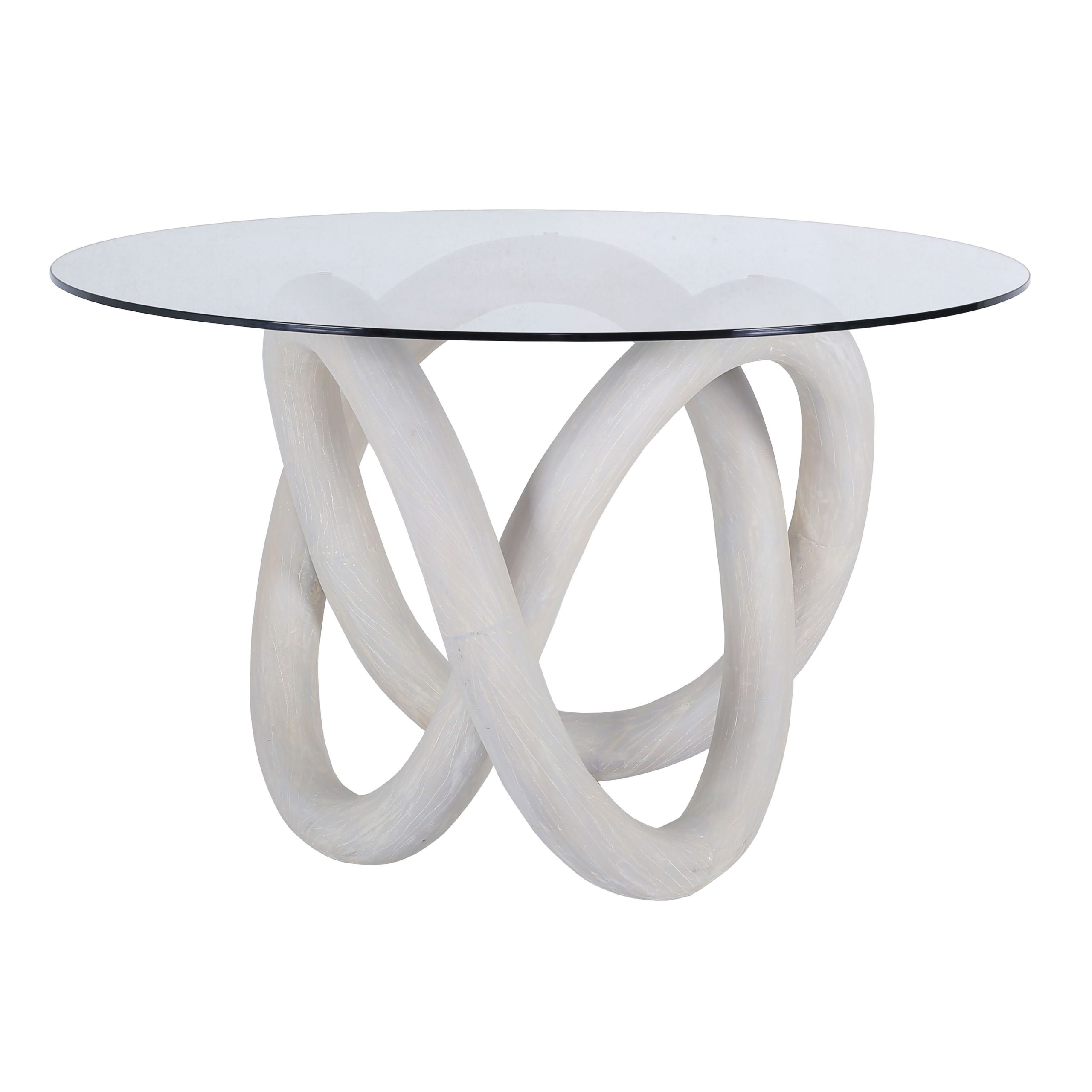 ELK SIGNATURE H0075-9439 Knotty Dining Table – White