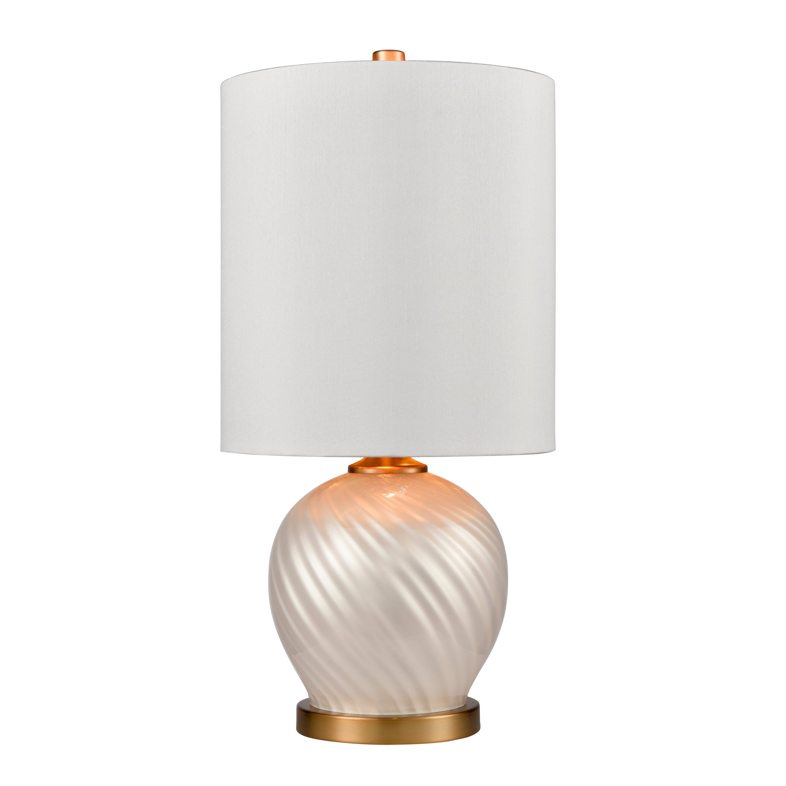 ELK SIGNATURE H019-7237 Koray 21” High 1-Light Table Lamp – Pearl