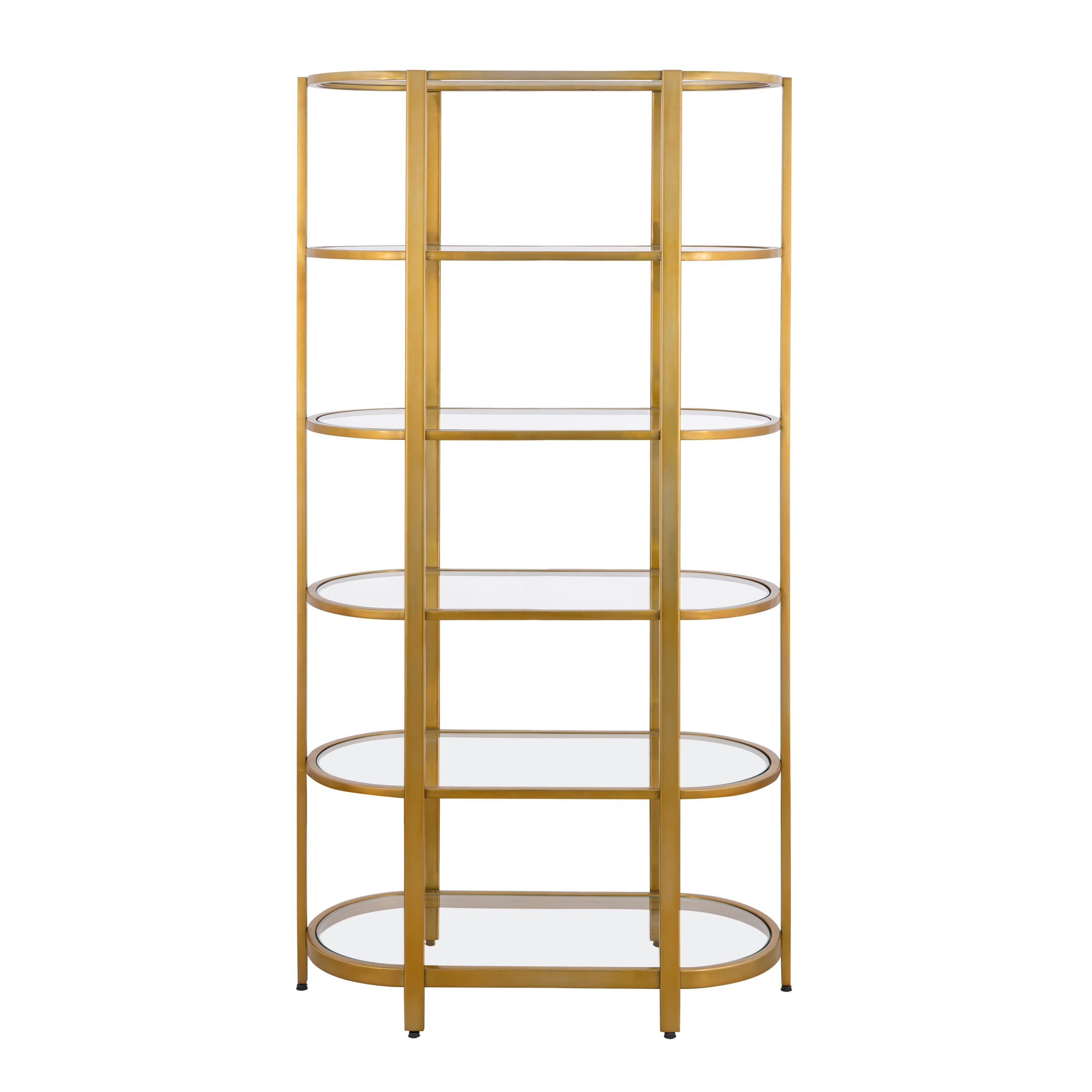 ELK SIGNATURE H0805-9913 Blain Bookshelf – Brass