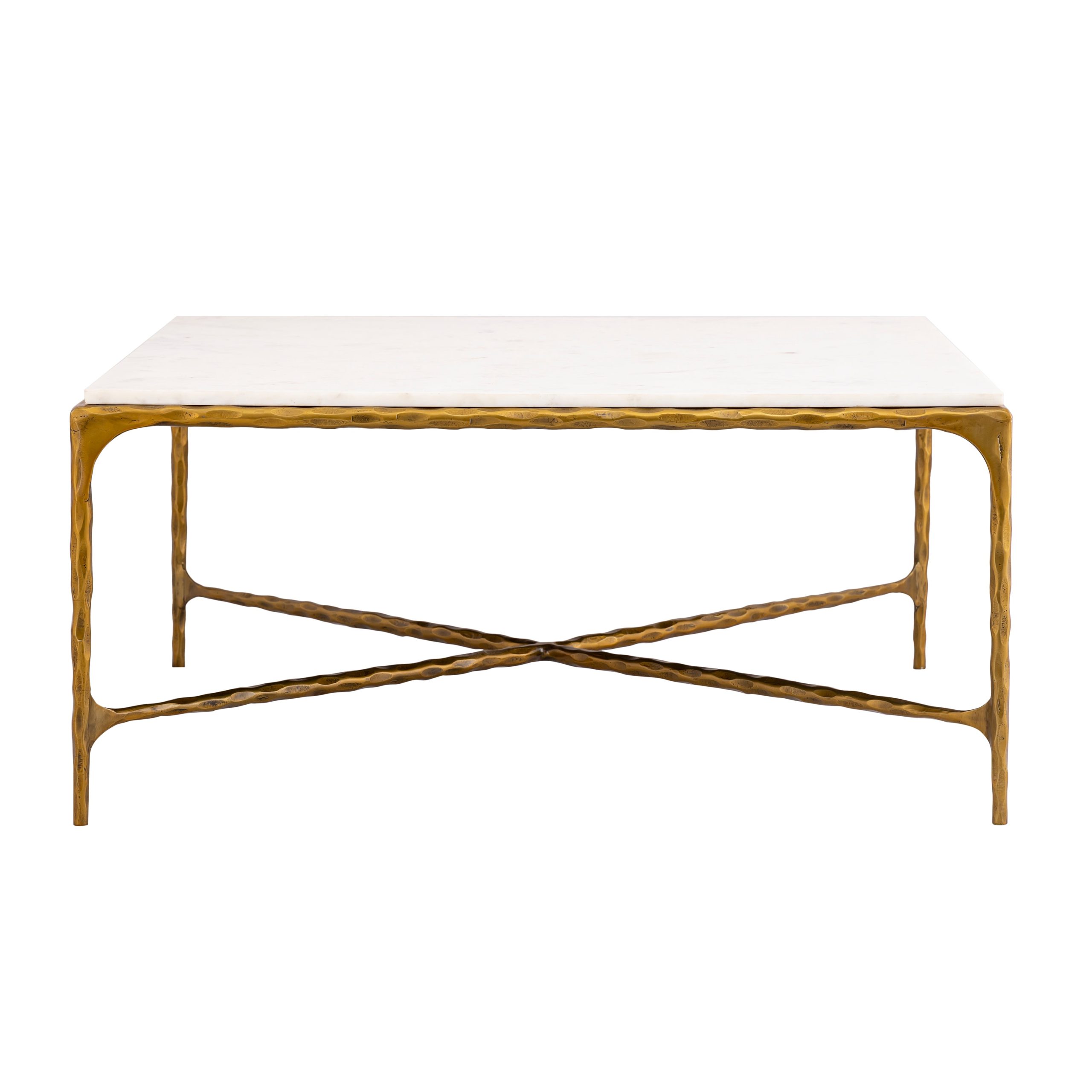 ELK SIGNATURE H0895-10645 Seville Forged Coffee Table – Antique Brass