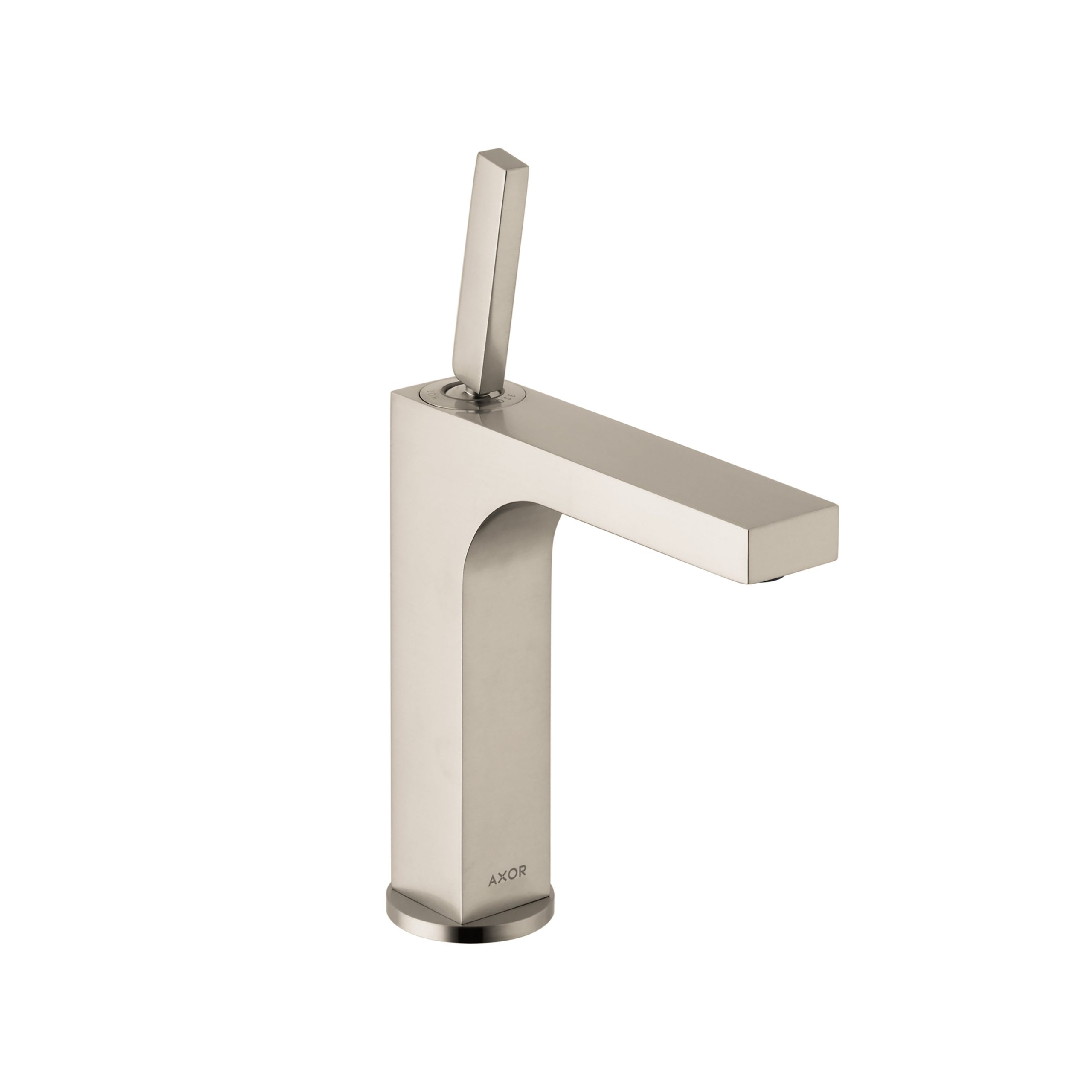 AXOR 39031821 Brushed Nickel Citterio Modern Single Hole Bathroom Faucet 1.2 GPM