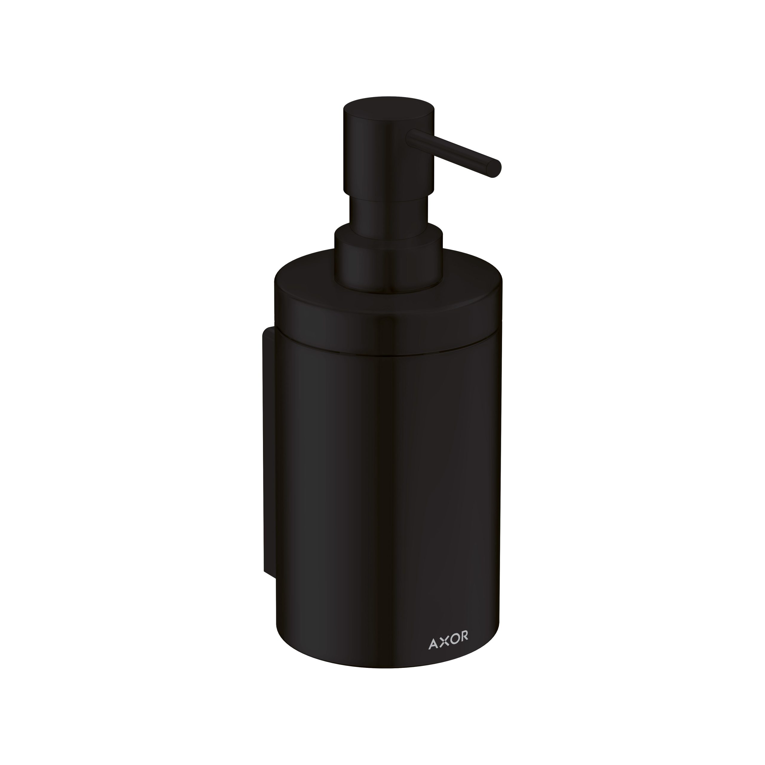 AXOR 42810670 Matte Black Universal Circular Modern Soap Dispenser