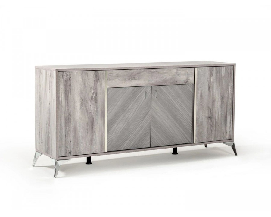 Jubilee – Alawer Modern Buffet in Light Gray, Wood/Metal