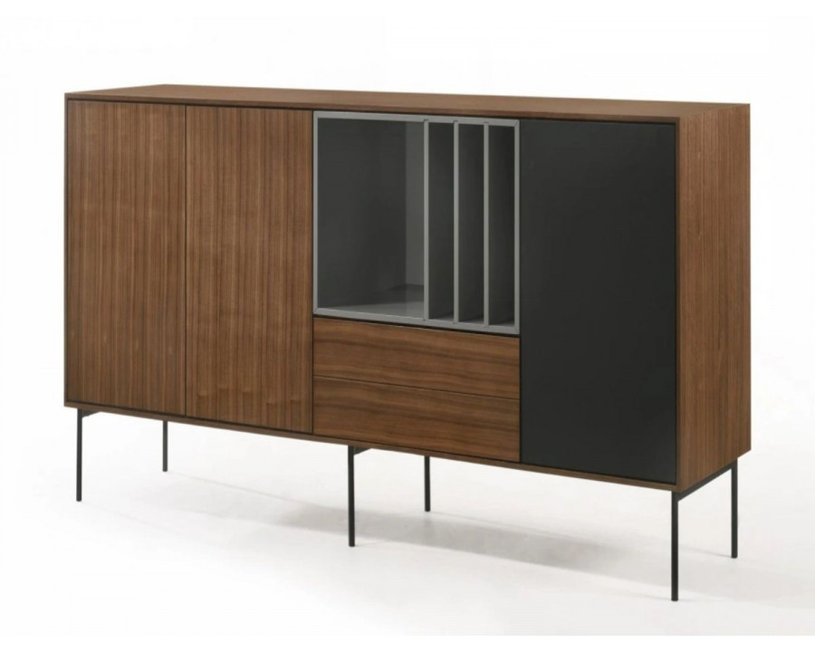 Jubilee – Abbso Buffet Table in Walnut/Black, MDF