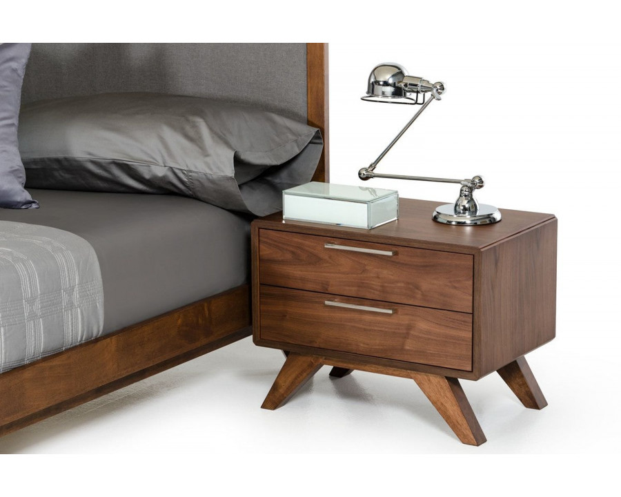 Jubilee – Sohu Modern Nightstand in Gray/Walnut