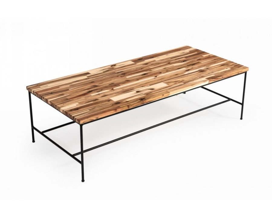 Jubilee – Bunmii Coffee Table in Oak/Black, Wood/Iron