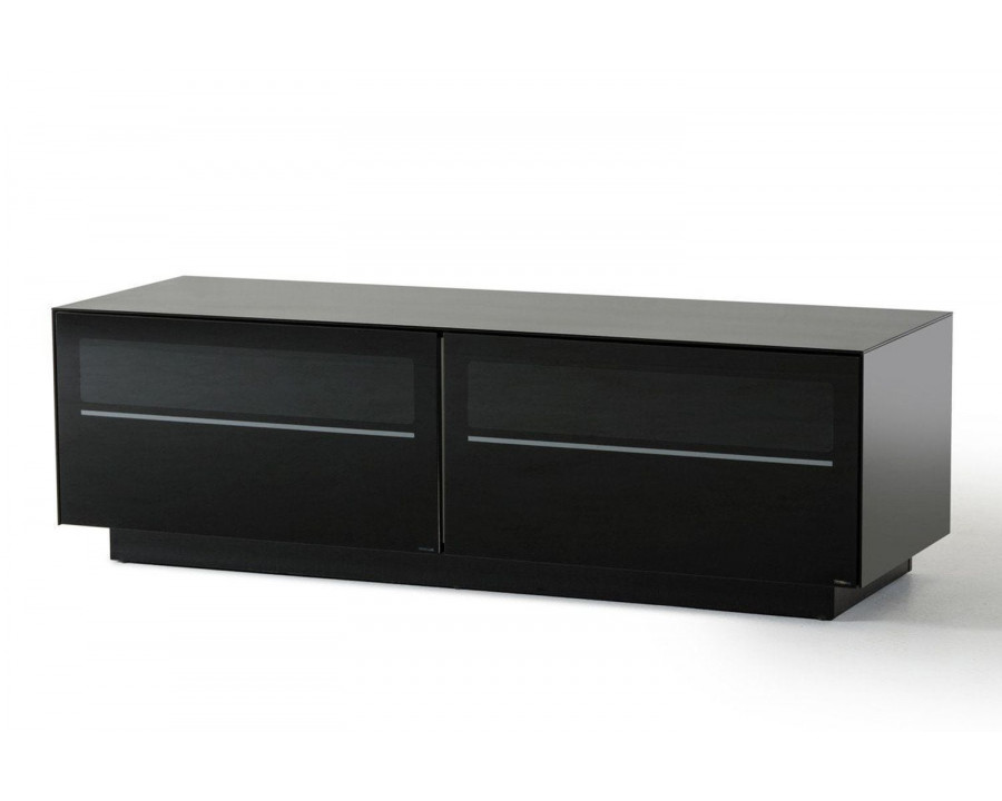 Jubilee – Modrest Carrot Contemporary TV Stand in Black Satin