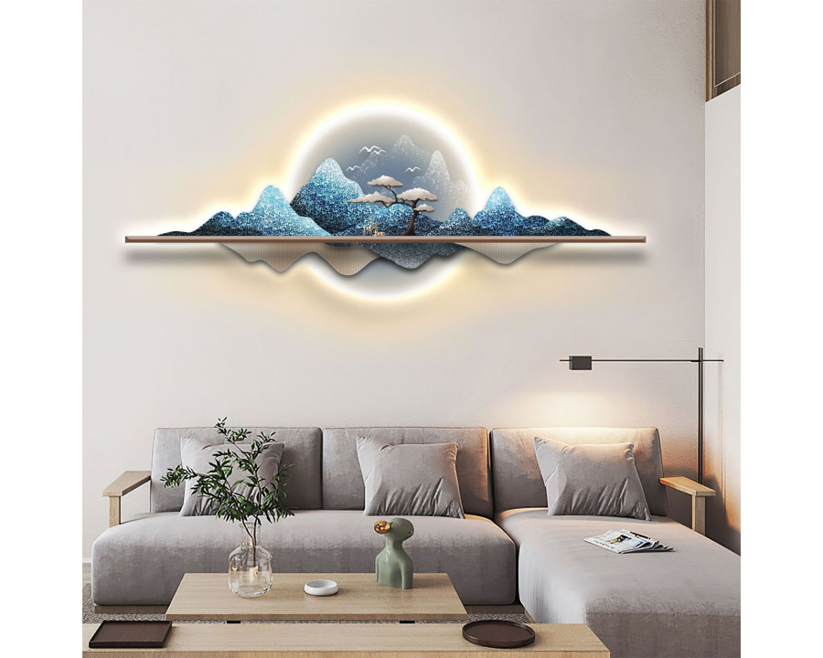 Jubilee – Wall Art of Elk Blue Mountain Landscape