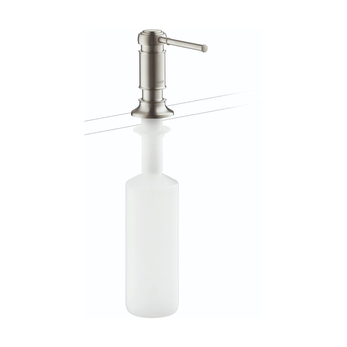 AXOR 42018801 Stainless Steel Optic Montreux Classic Soap Dispenser