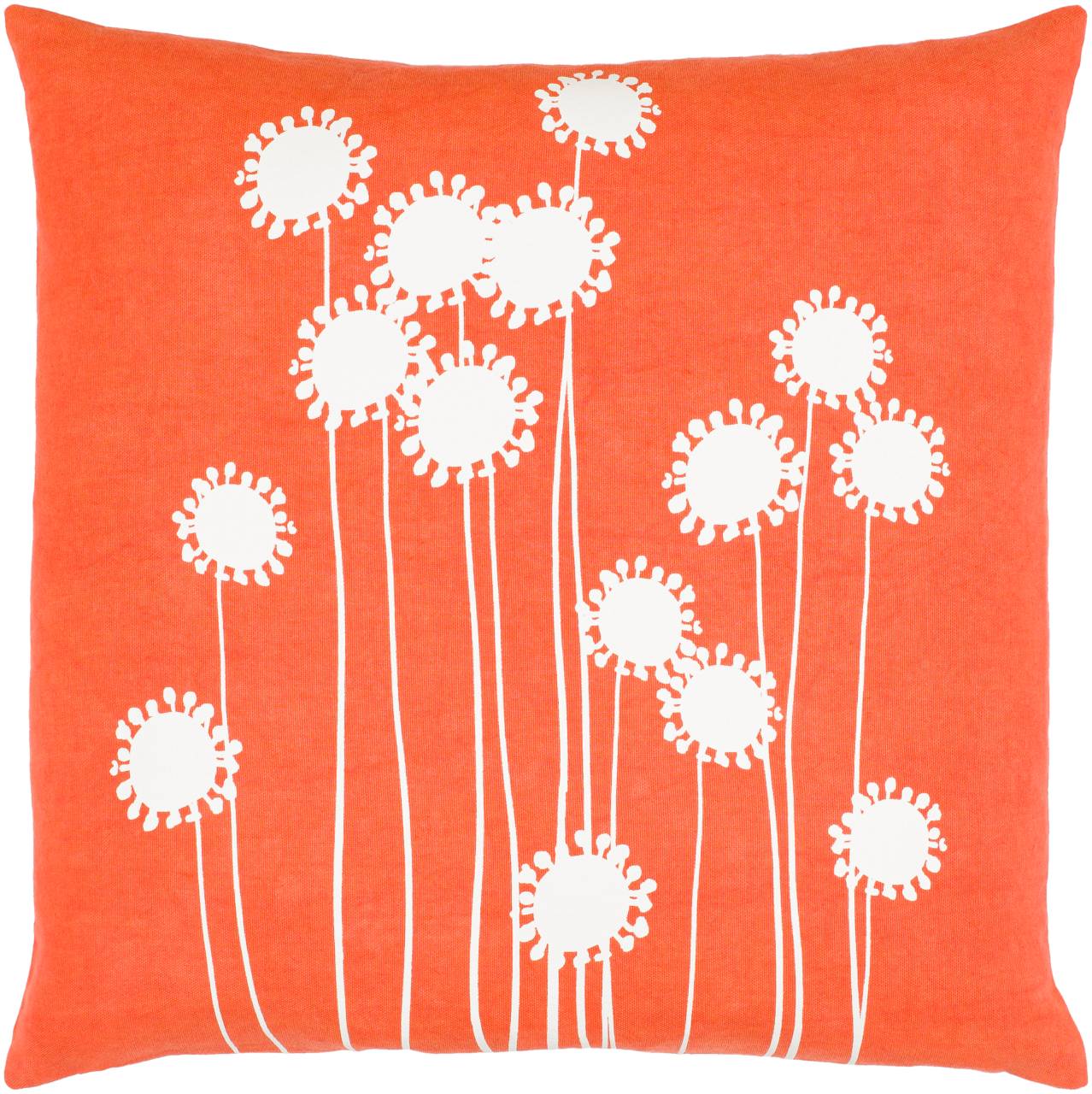 Jenbach Bright Orange Pillow Cover