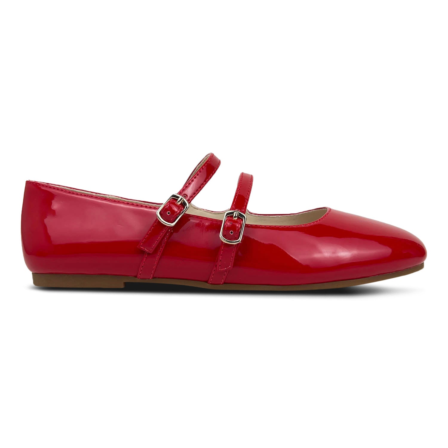 Miss Mary Flat In Red Patent – Kids