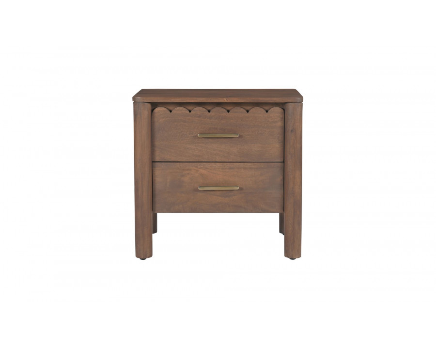 Moe’s – Wiley Contemporary Nightstand in Vintage Brown