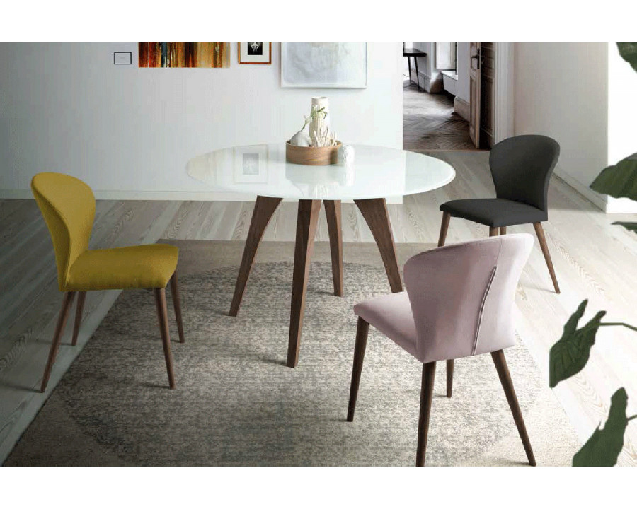 Nacher – Alessia Extendable Round Dining Table