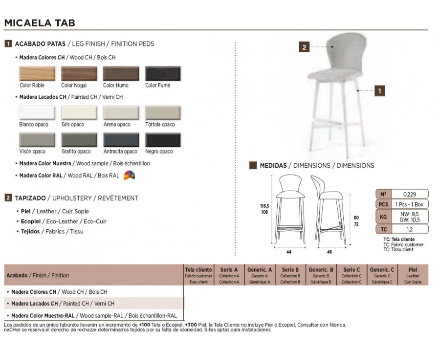 Nacher – Micaela Bar Stool