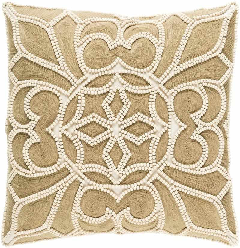 Lisse Cream Pillow Cover