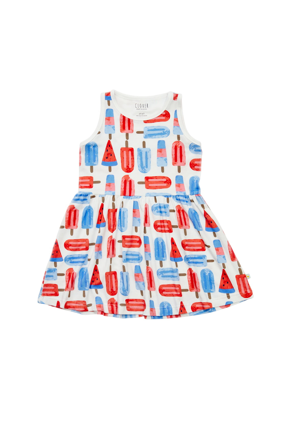 Stretchy Sleeveless Twirl Dress – Popsicles