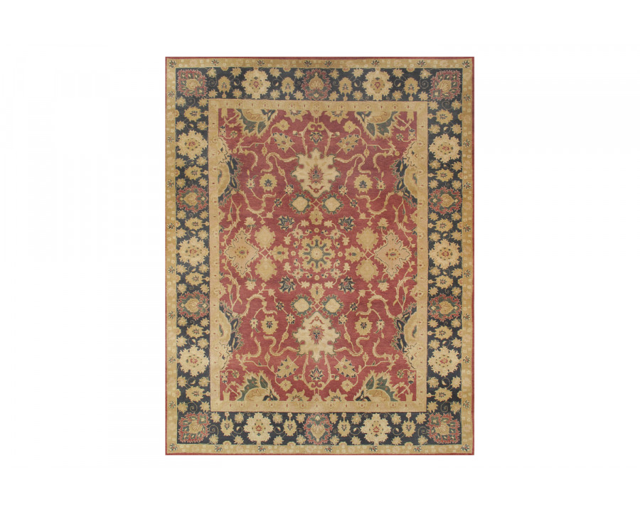 Pasargad – Sultanabad Collection Hand-Knotted Lamb’s Wool Area Rug 120” x 166” (HE-9 10X14)